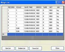 Weegschaal Software Allscales PC-Weigh